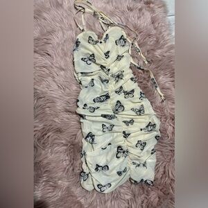 Butterfly mini dress